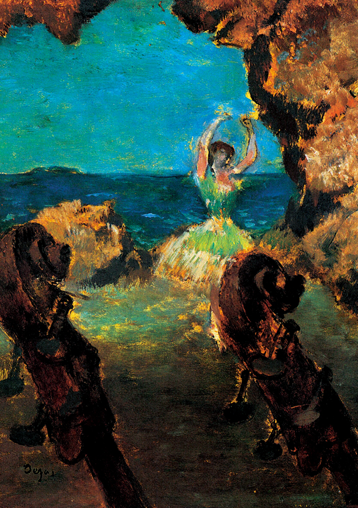  埃德加·德加 Edgar Degas—— 台上舞者 (2)